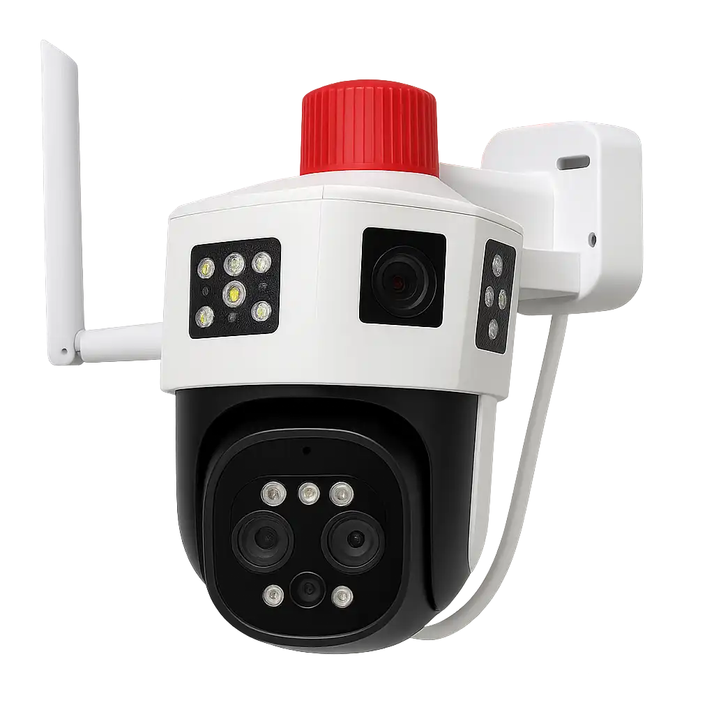 دوربین سیم کارتی سه لنز زوم دار چرخشی