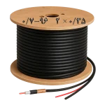 کابل ترکیبی با مغزی مس 0.7 و برق 0.35*2 ، شیلد 96 رشته