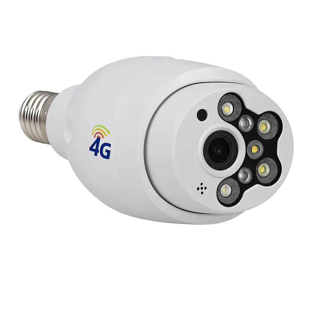 دوربین مداربسته سیم‌کارتی لامپی 4G